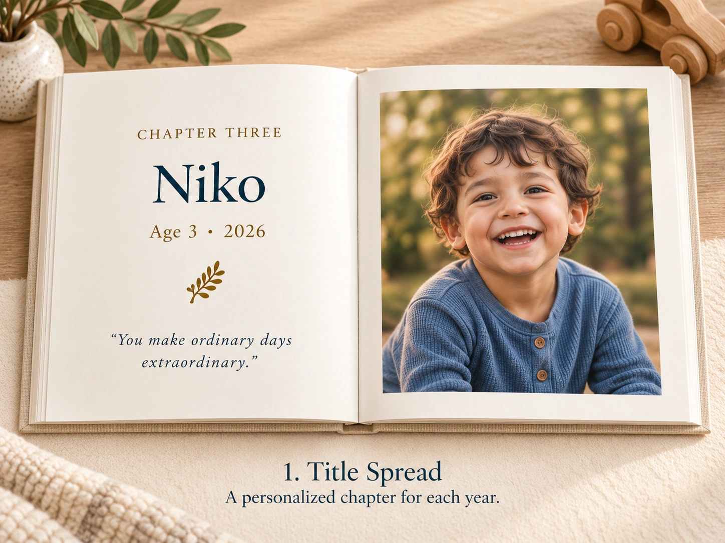 Their chapter: example spread from The Annual Chapter