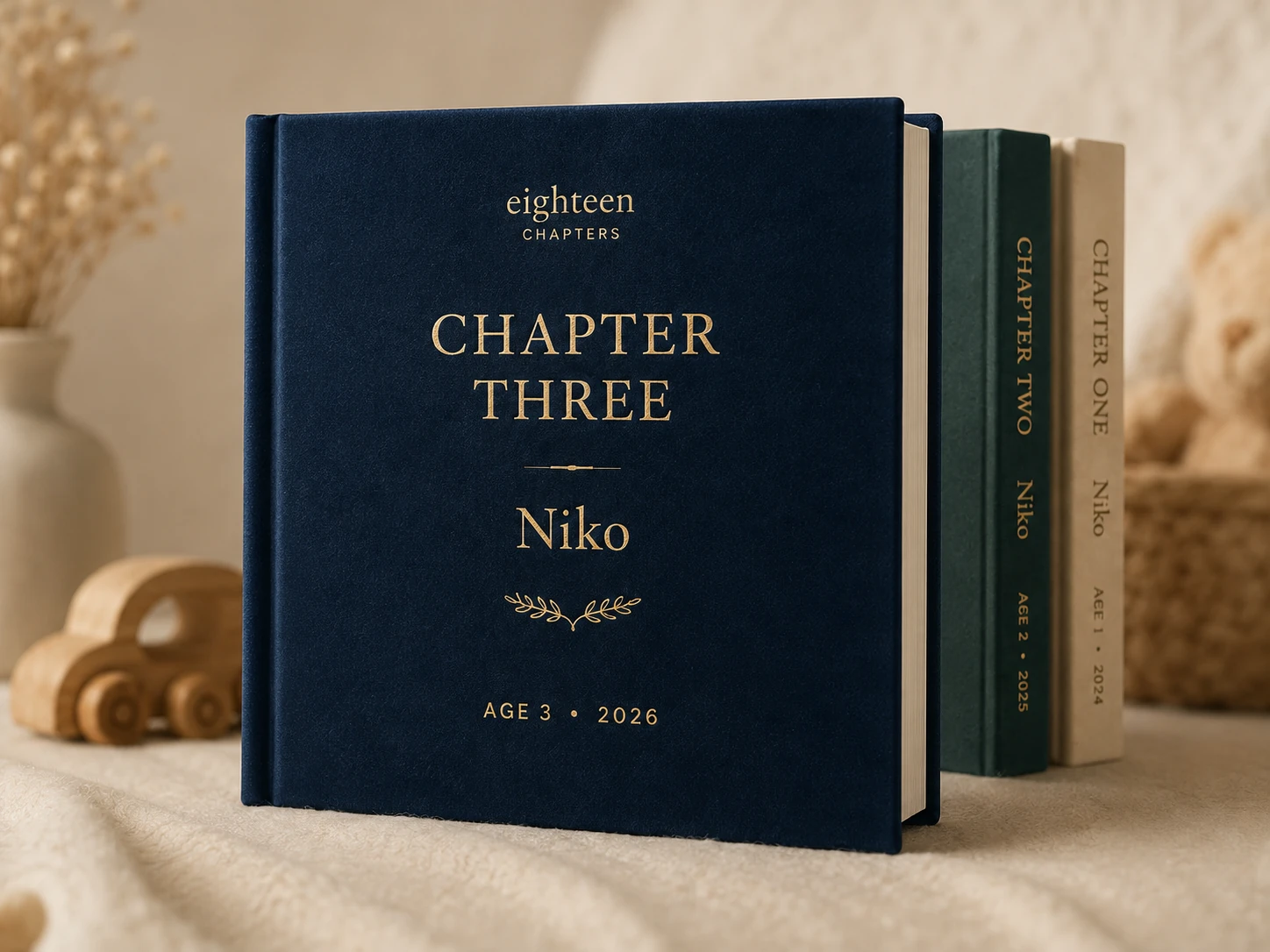 A coordinated Annual Chapter hardcover collection